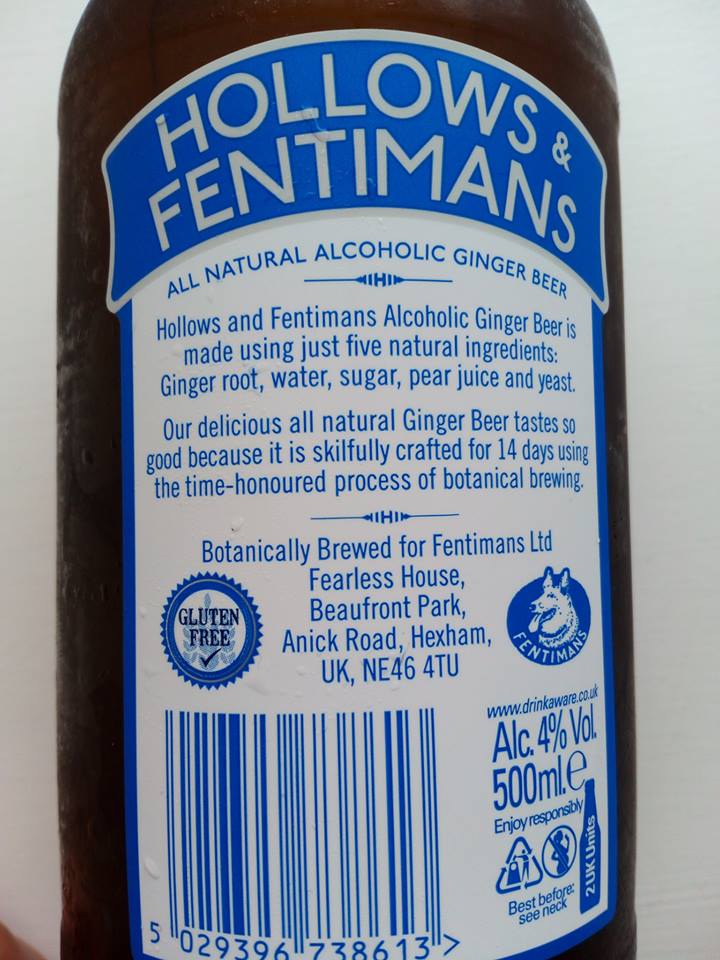 Hollows & Fentiman's Alcoholic Ginger Beer